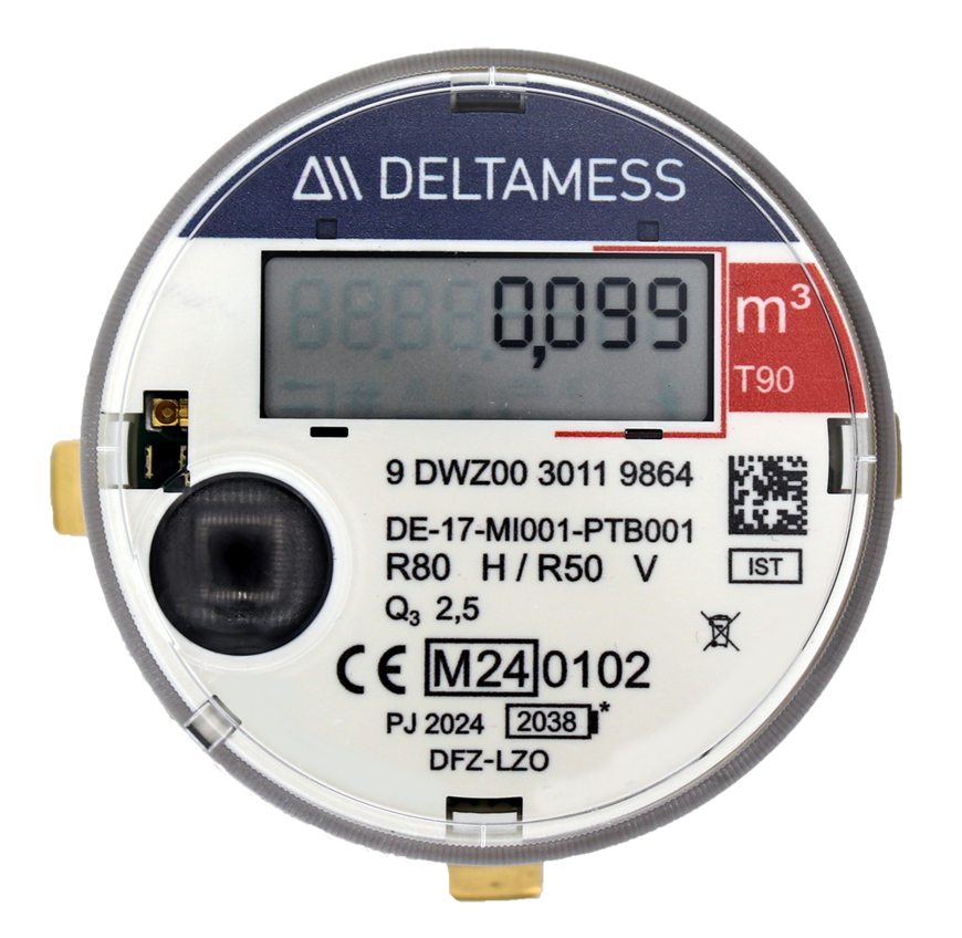 Deltamess Digitaler Wasserzähler smart i OMS mit integriertem OMS Funk und Leckageerkennung Deltamess Digitaler Wasserzähler smart i OMS mit integriertem OMS Funk und Leckageerkennung